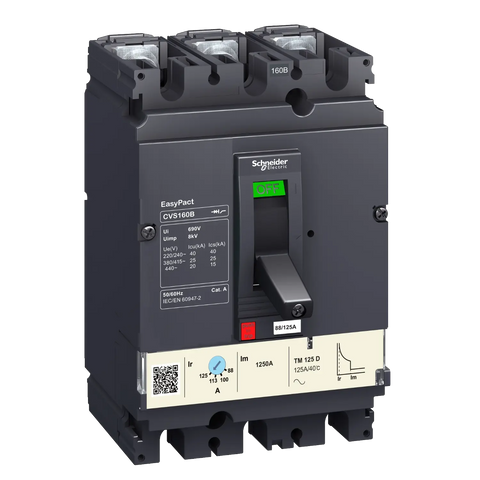 Schneider CVS160B TM125D Circuit breaker 3P3D - Rubicon Partner Portal