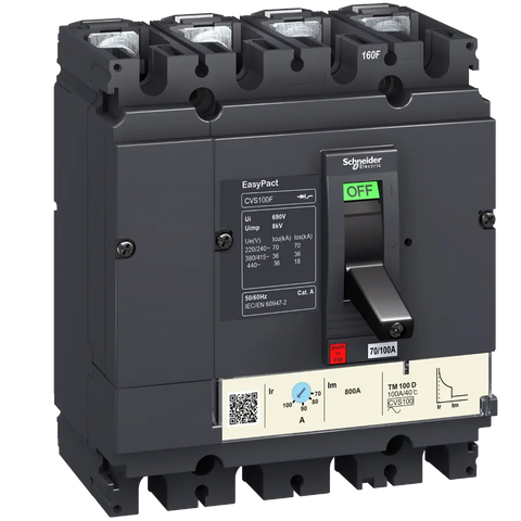 Schneider CVS160F TM100D Circuit breaker 3P3D - Rubicon Partner Portal