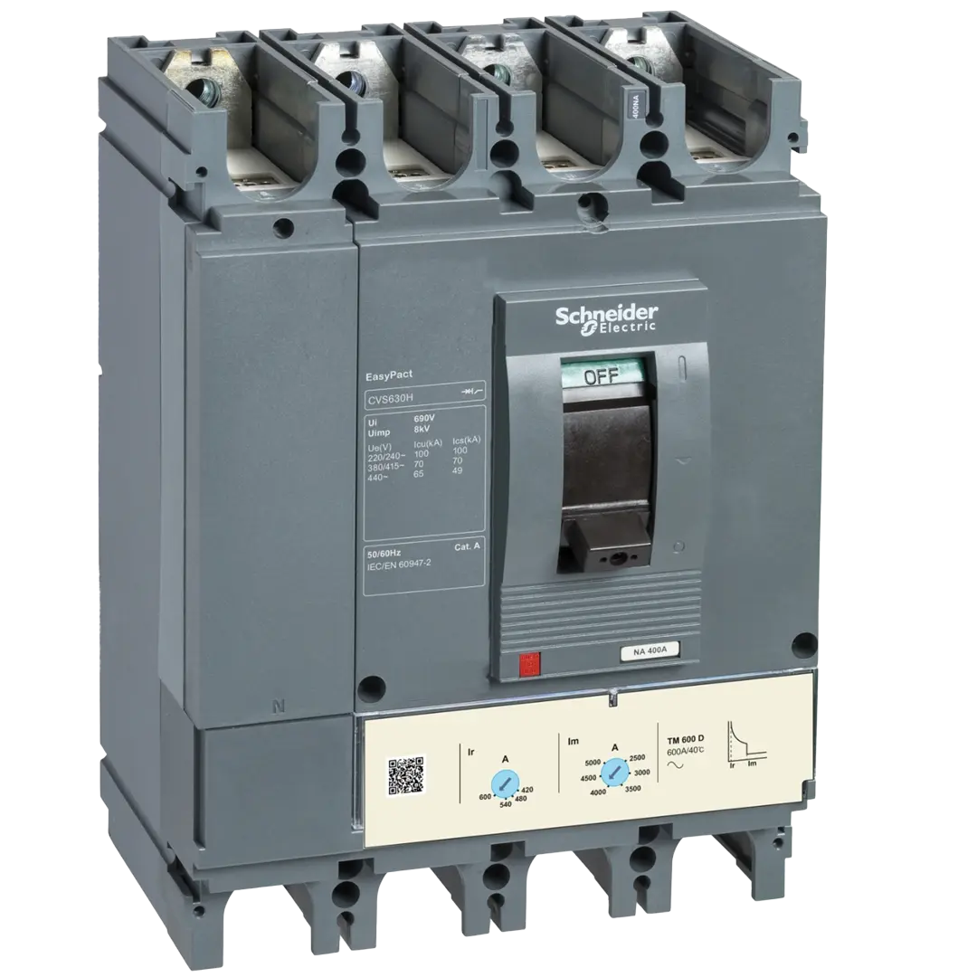 Schneider CVS630F TM600D Circuit breaker 4P4D - Rubicon Partner Portal