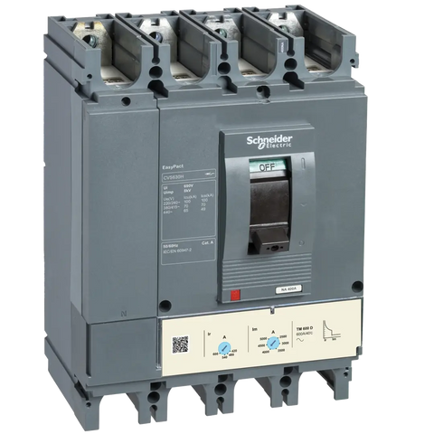 Schneider CVS630F TM600D Circuit breaker 4P4D - Rubicon Partner Portal