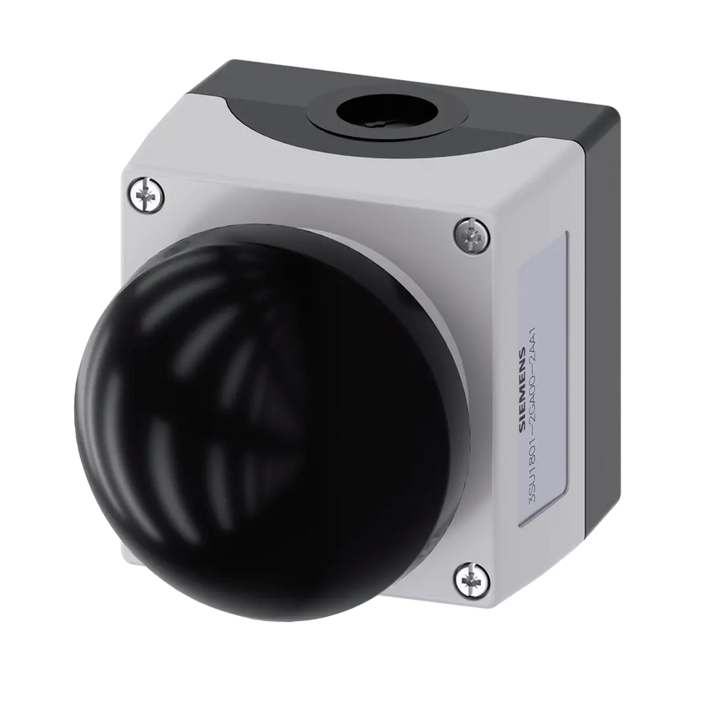 Siemens Enclosure, palm pushbutton, black, 1NO, 22mm - Rubicon Partner Portal