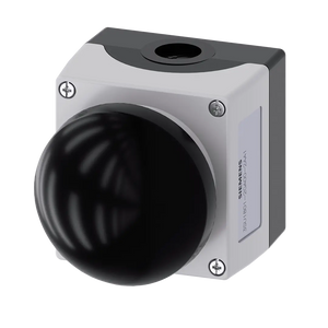 Siemens Enclosure, palm pushbutton, black, 1NO, 22mm