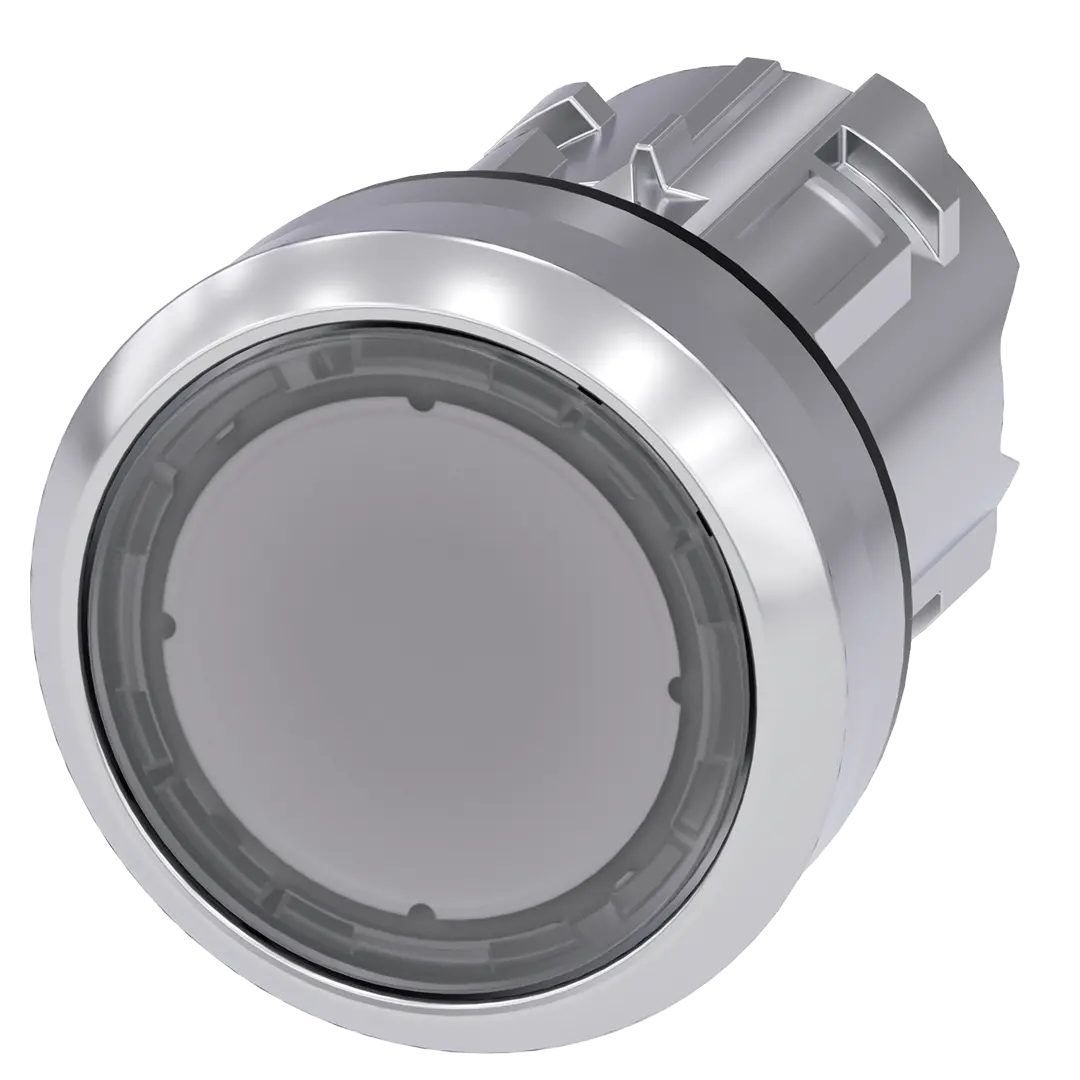 Siemens lluminated pushbutton, round, clear, flat, 22mm - Rubicon Partner Portal