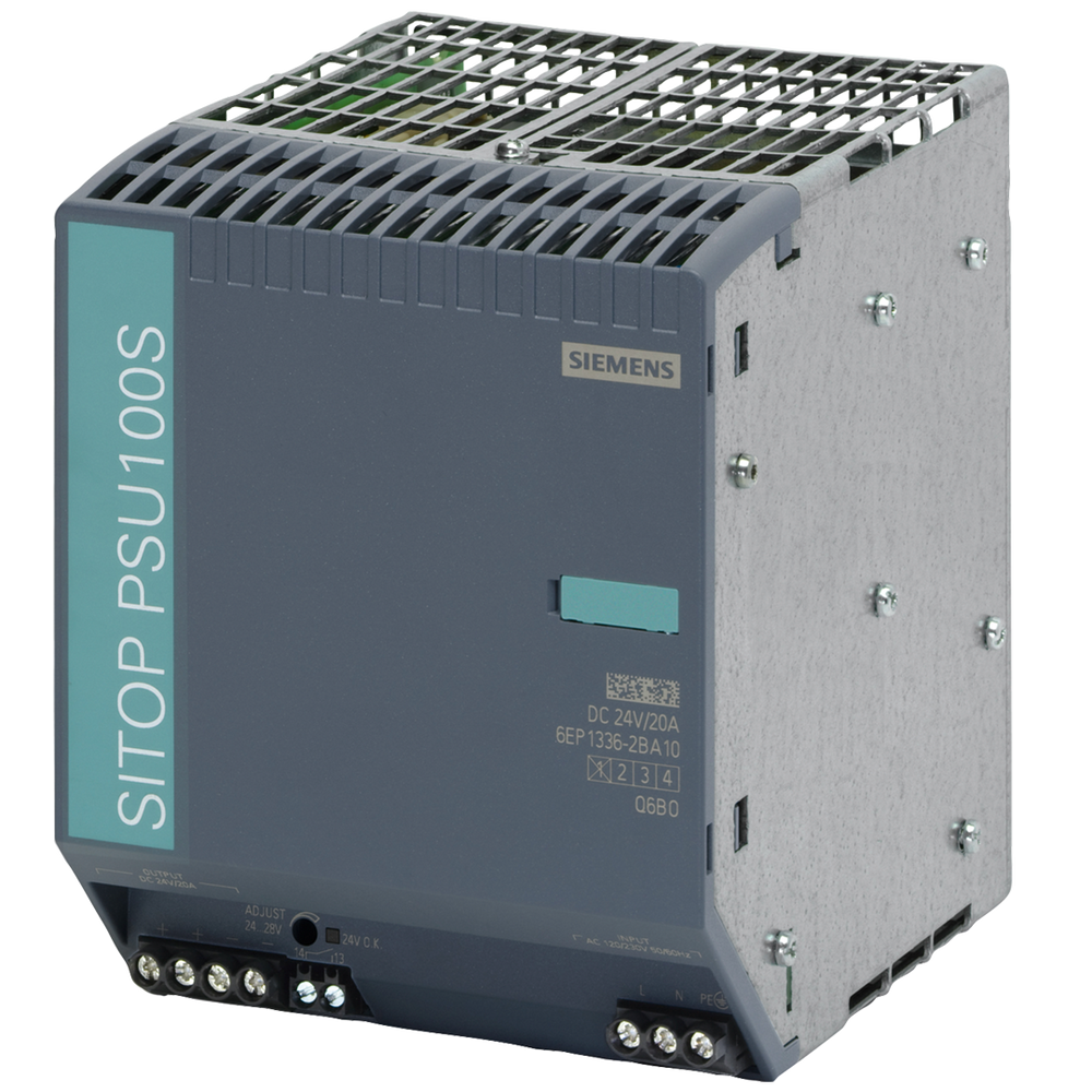 Siemens Sitop PSU100S Stabilized power supply, 24VDC, 20A - Rubicon Partner Portal