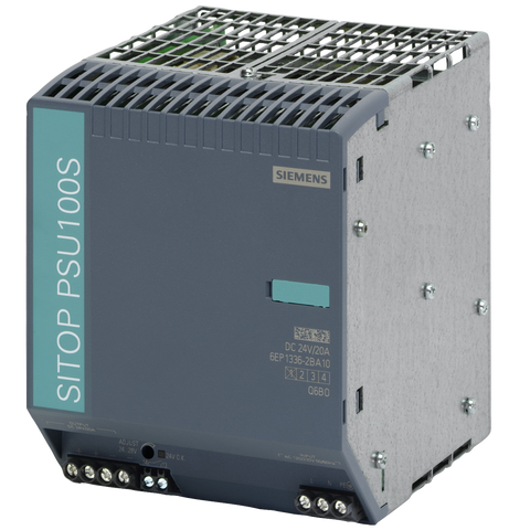 Siemens Sitop PSU100S Stabilized power supply, 24VDC, 20A - Rubicon Partner Portal