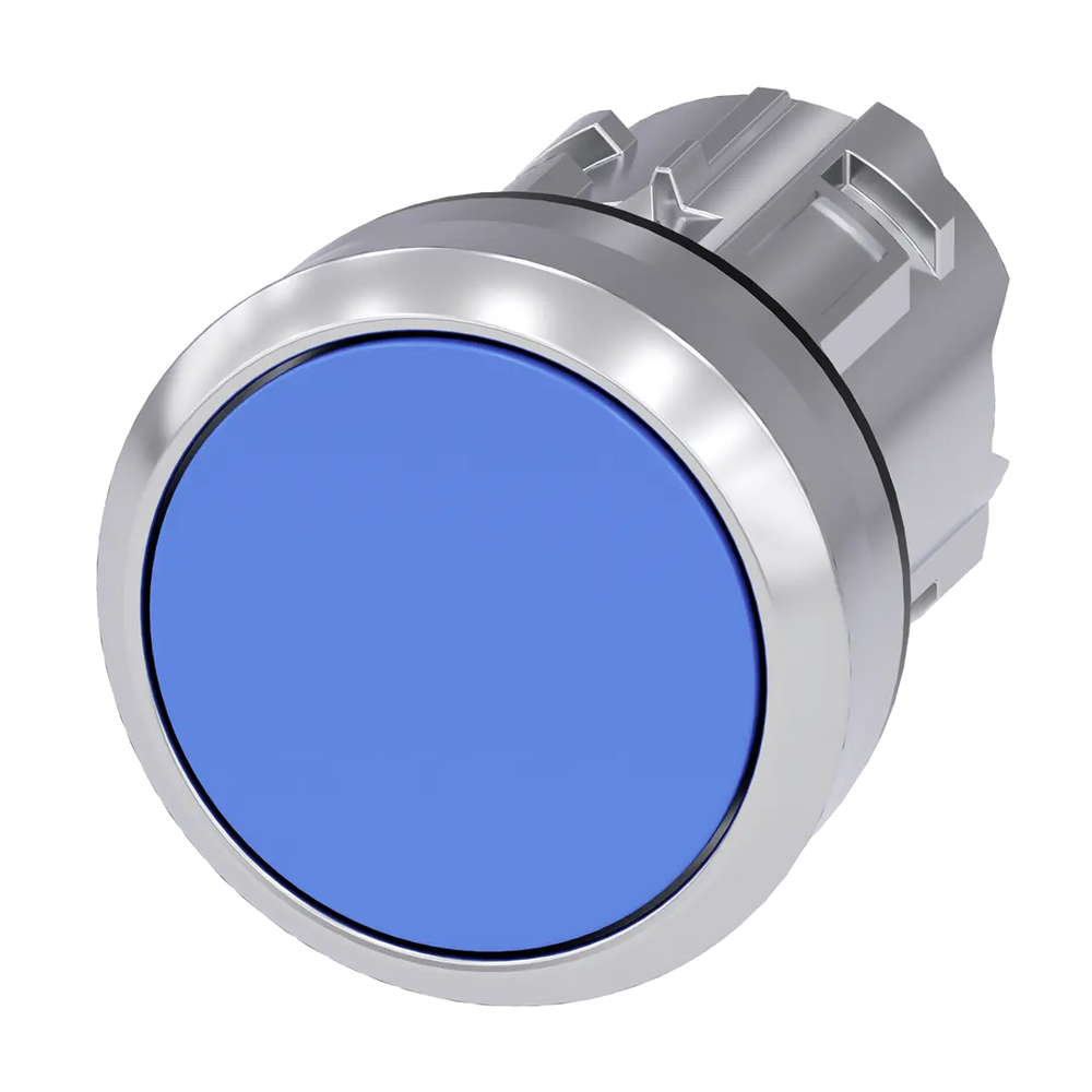 Siemens Pushbutton, blue, flat momentary contact type, 22 mm - Rubicon Partner Portal