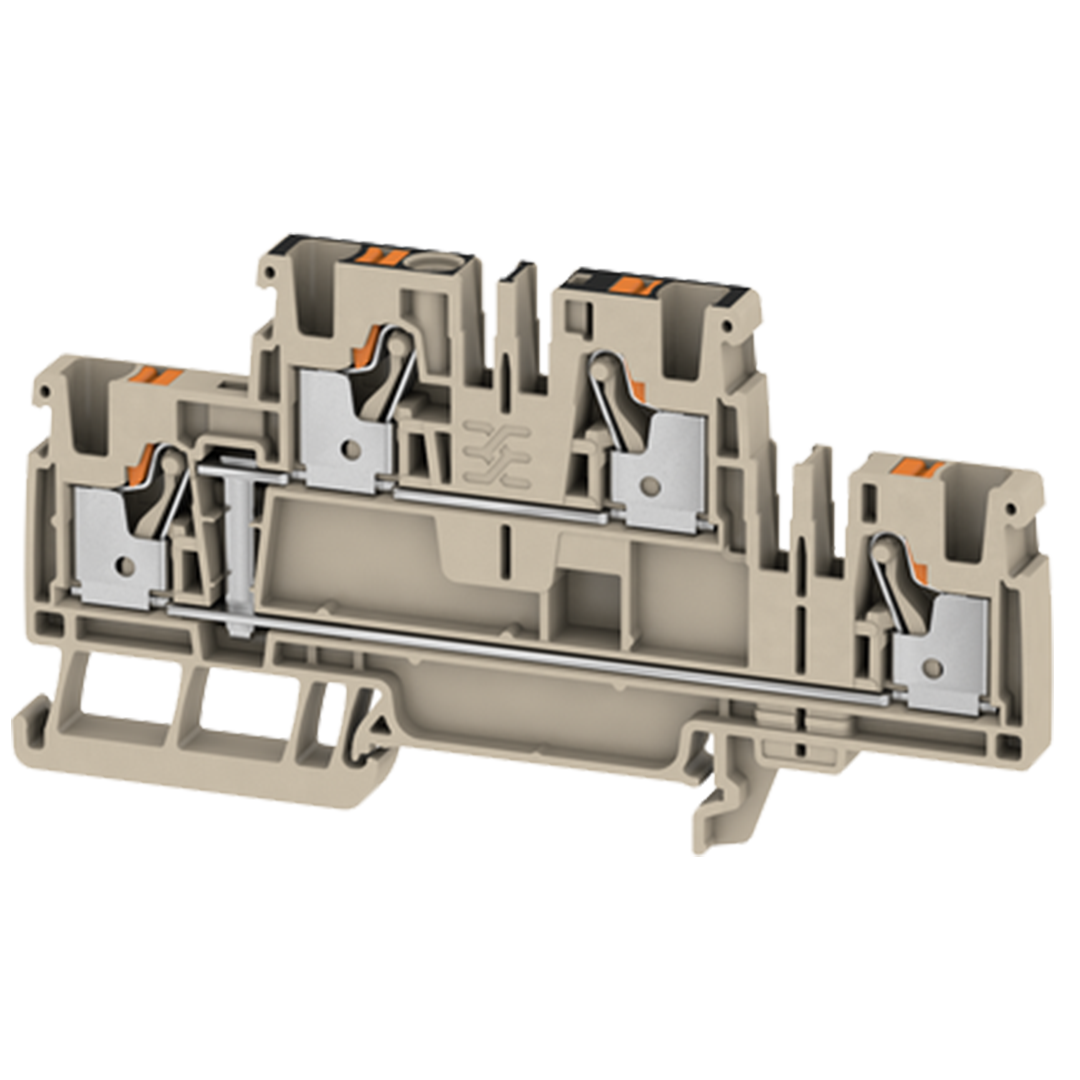 Weidmuller A2T 4 VL, Double-tier terminal, Push in, 800V - Rubicon Partner Portal