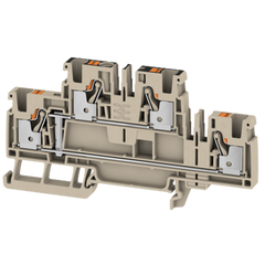 Weidmuller A2T 4 VL, Double-tier terminal, Push in, 800V - Rubicon Partner Portal