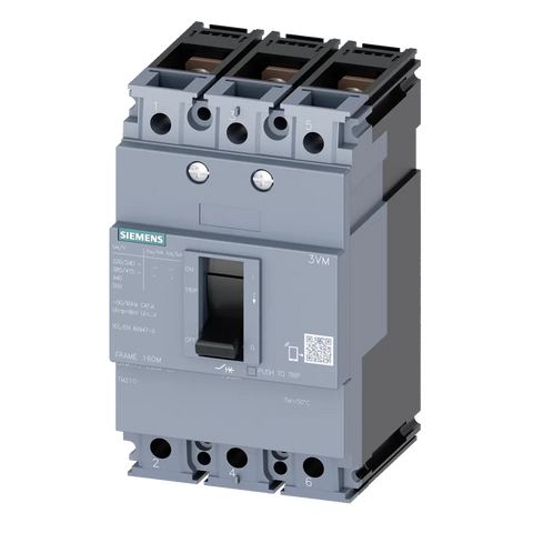 Siemens MCCB, frame size 100, 3-pole, 100A, 16kA - Rubicon Partner Portal