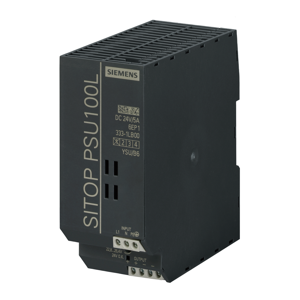 Siemens Sitop PSU100S Stabilized power supply, 24VDC, 5A - Rubicon Partner Portal