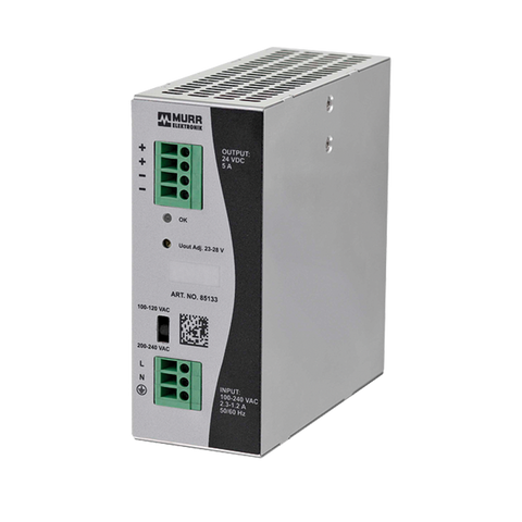 Murr Eco-rail 2 Power supply, 1-phase, 23-28VDC, 5A - Rubicon Partner Portal