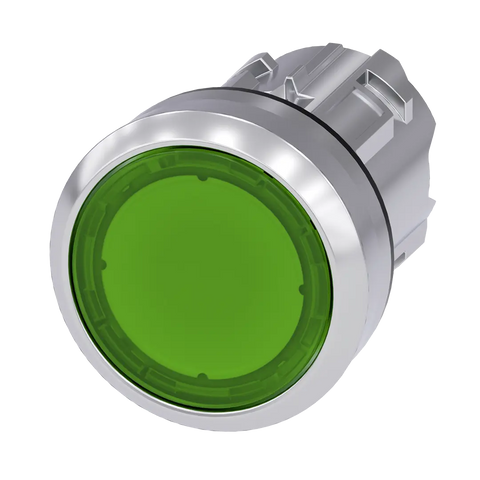 Siemens Illuminated pushbutton, green, round, 22mm - Rubicon Partner Portal