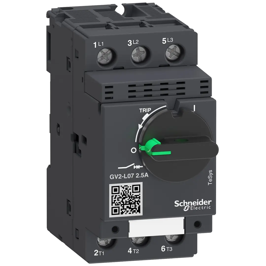 Schneider TeSys GV2, Motor CB, Magnetic, Rotary handle, 2,5A - Rubicon Partner Portal