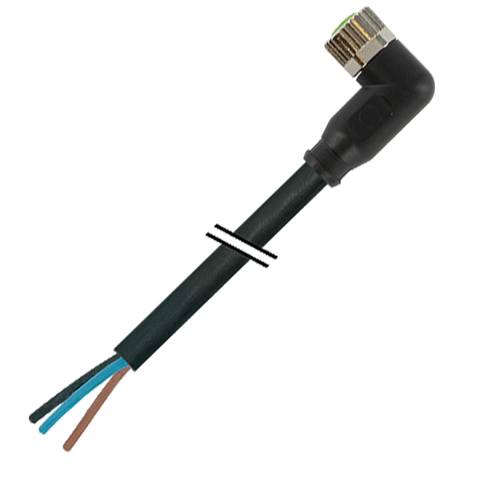 Murr M8 female 90° with cable LED, A-code, 3-pole, 5m - Rubicon Partner Portal