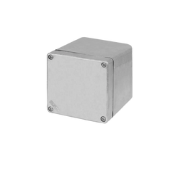 Elfin Push-button enclosure, undrilled, 92x92x100mm - Rubicon Partner Portal