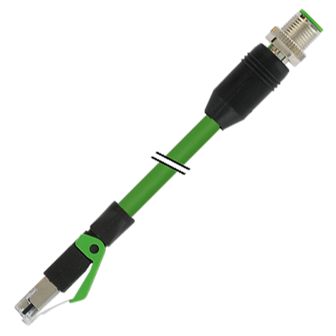 Murr M12 male 0°, X-code / RJ45 male 0°, 8-pole, 2m - Rubicon Partner Portal