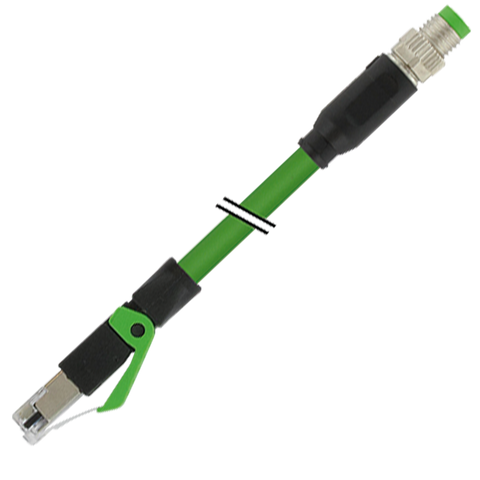 Murr M8 Male 0° / RJ45 0° shielded, ethernet, 0.6m - Rubicon Partner Portal