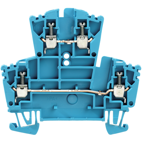 Weidmuller WDK 2.5 BL, Feed-through + Double-tier terminal - Rubicon Partner Portal