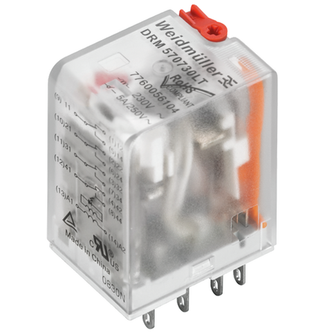 Weidmuller DRM570615LT, Relay, 4 contacts, 115VAC - Rubicon Partner Portal